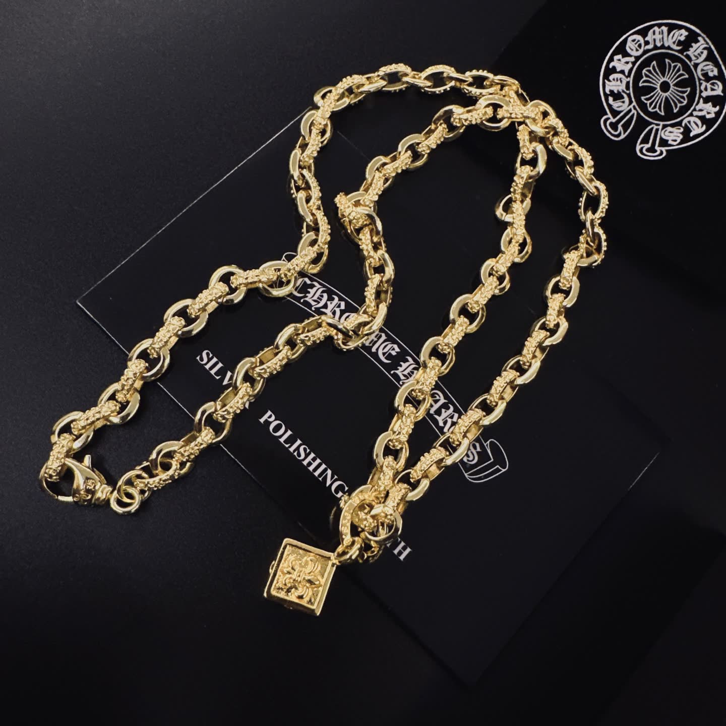 Chrome Hearts Gold Chain Necklace